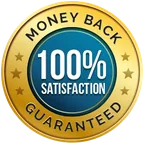 Money-back satisfaction emblem